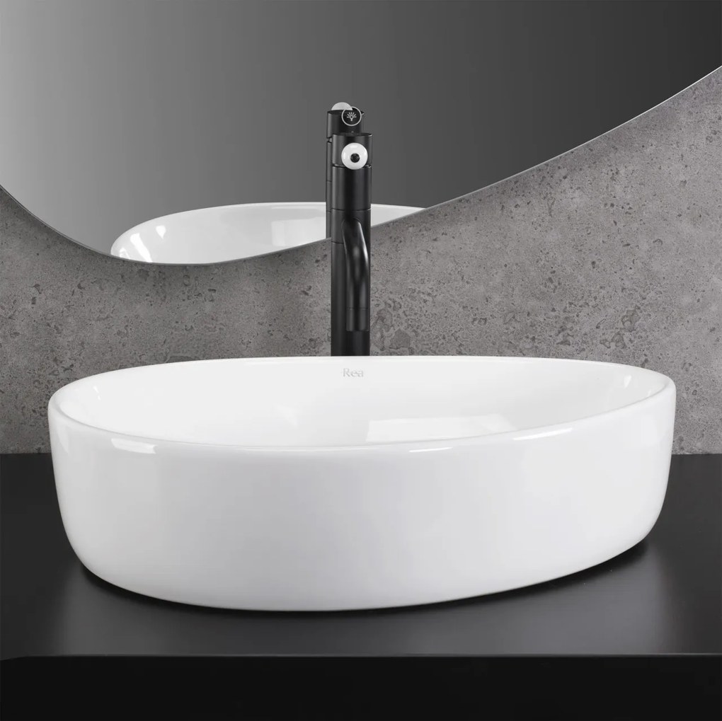 Lavoar Vanila alb L51 cm