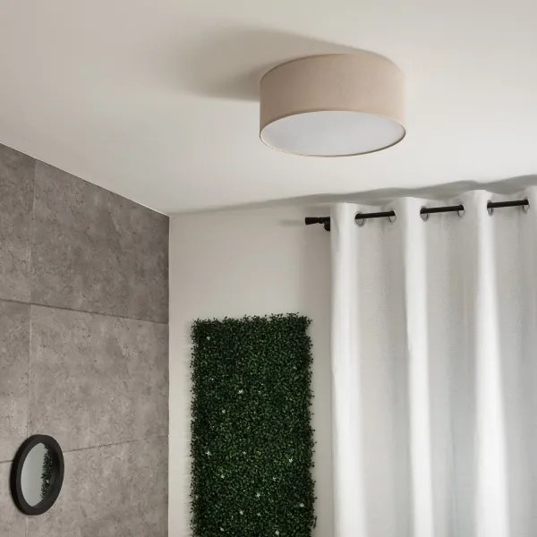 Plafonieră SIRJA 1xE27/60W/230V d. 35 cm bej