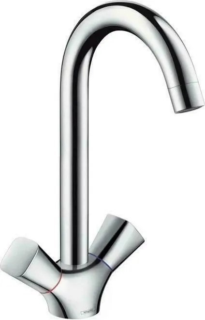 Baterie bucatarie Hansgrohe Logis dubla comanda crom