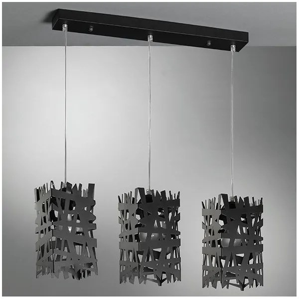 Lustră pe cablu ONLI FORESTA 3xE27/15W/230V negru