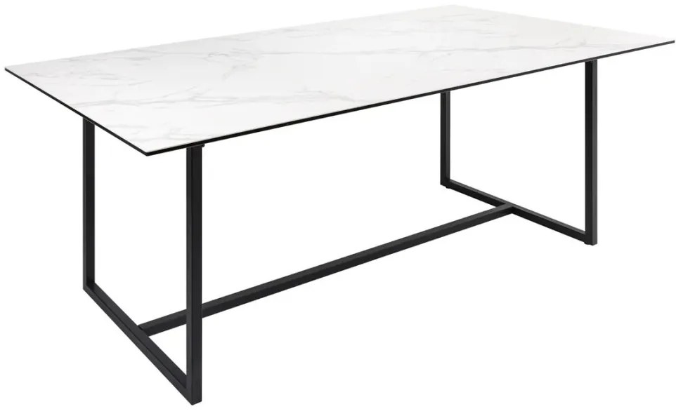 Masa moderna, Ceramica, Alb marmorat, SYMBIOSE 200cm A-6541088 VC