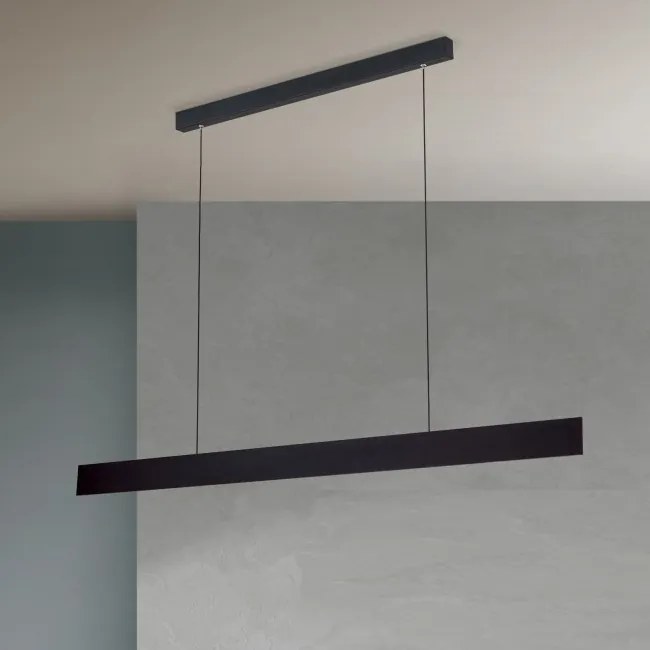 Lustra LED suspendata moderna Up & Down GIDEON negru