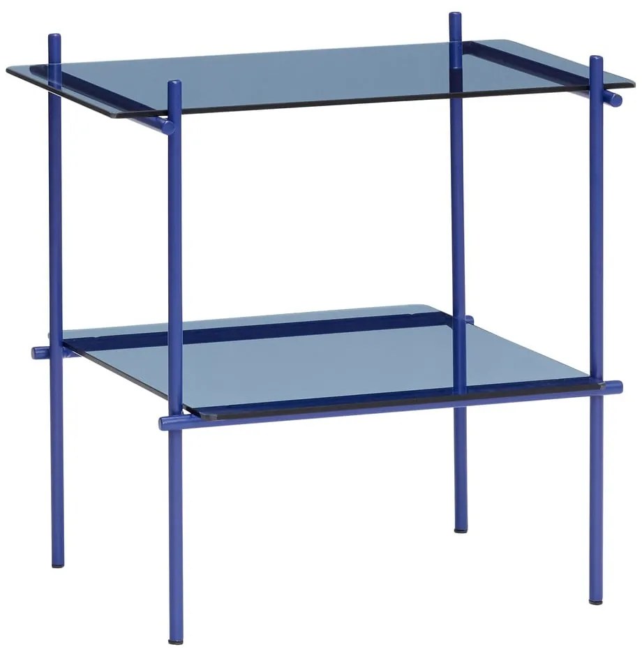 Măsuță auxiliară cu blat din sticlă Niche – Hübsch