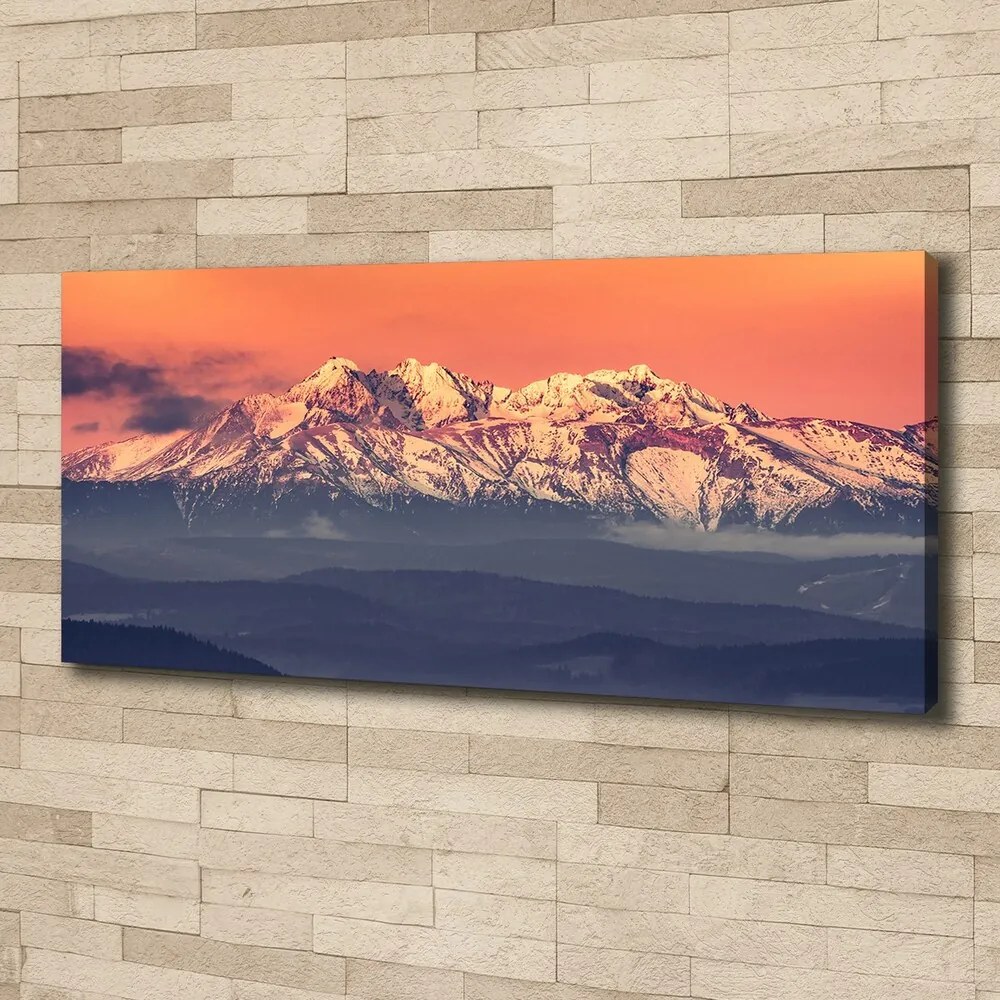 Tablou pe pânză Sunrise tatry