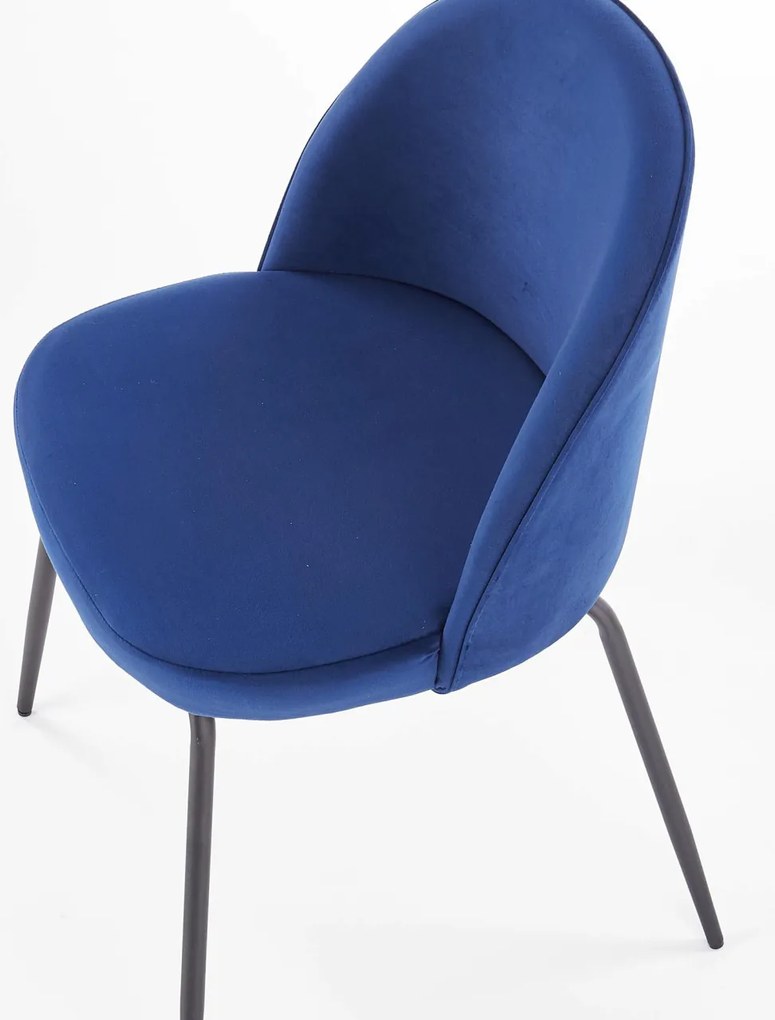 Scaun K314 velvet albastru