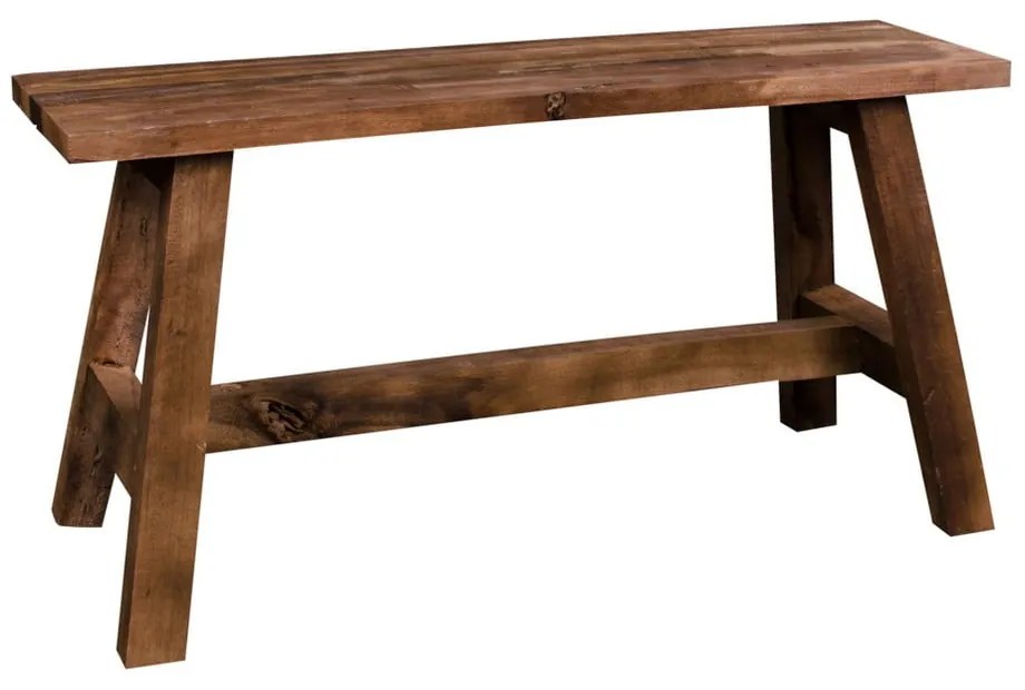 Bancă de grădină maro din lemn masiv Barcelona – House Nordic