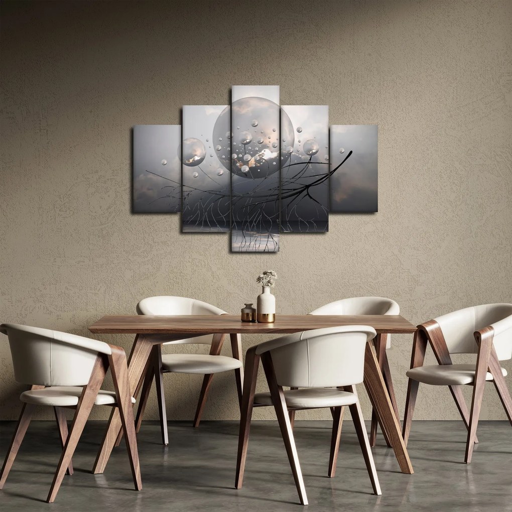 Tabloul bilelor abstracte (150x105 cm)