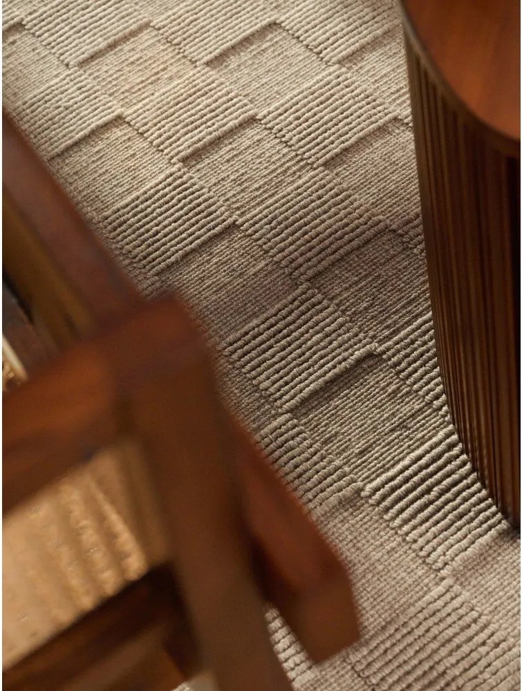 Covor maro țesut manual din lână 200x300 cm Scala – Villeroy&Boch