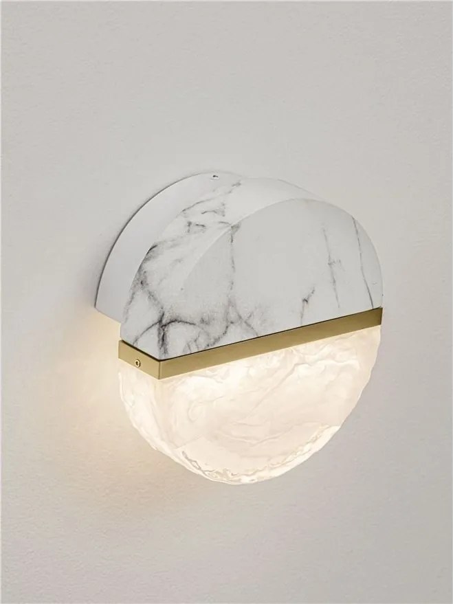 Aplica LED decorativa pentru baie IP44 LED 2700K DORIN alba