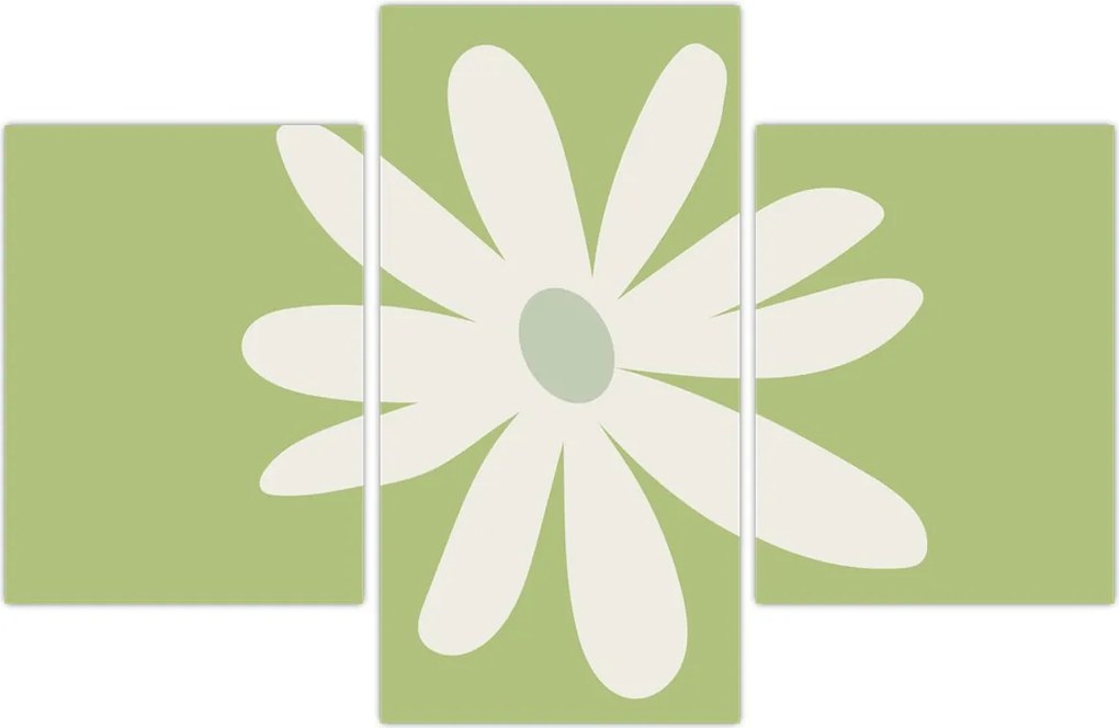 Tablou - Hippies, flori verzi N⁰2 (90x60 cm)
