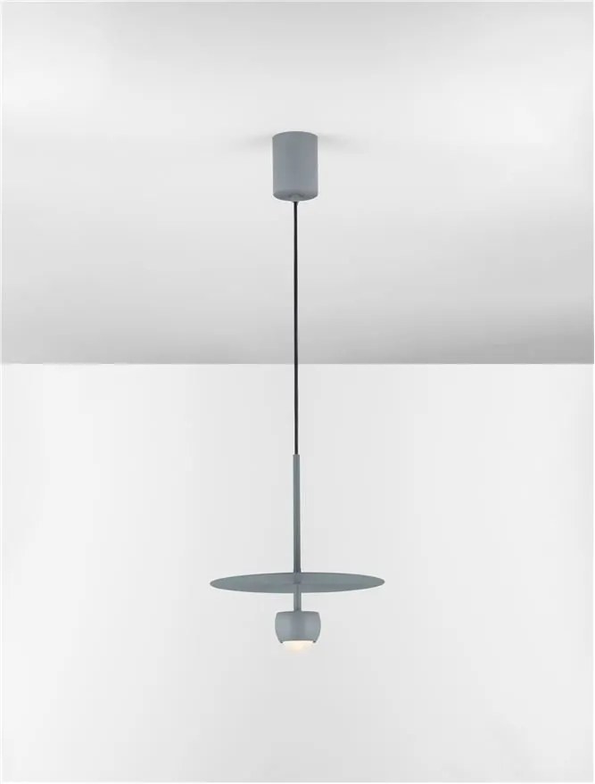Pendul LED stil minimalist EDEM gri