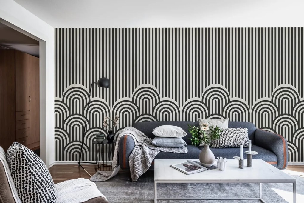 Fototapet, Hilltops, Graphic, Rebel Walls