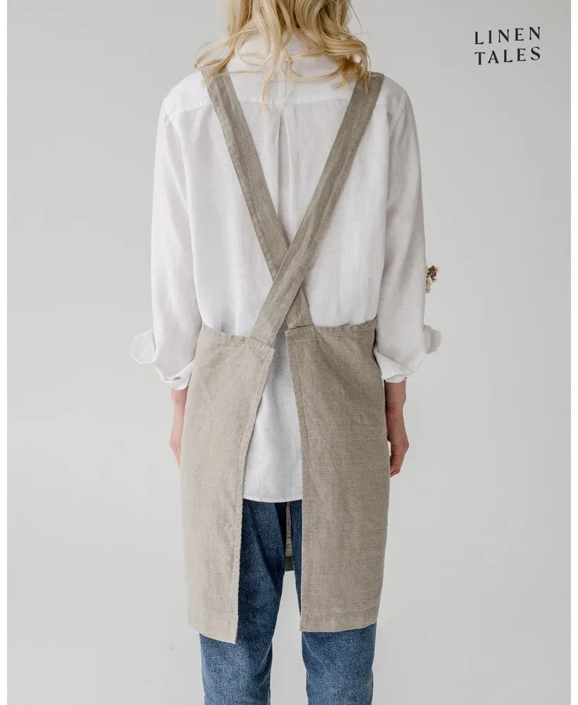 Șorț din in Crossback – Linen Tales