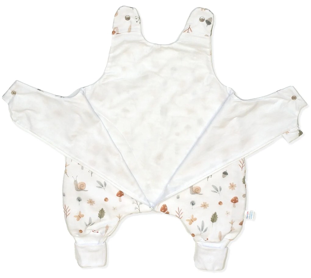 Sac de dormit cu picioare, bumbac de vara, 1 Tog, Comori din natura, S, 6-24 luni