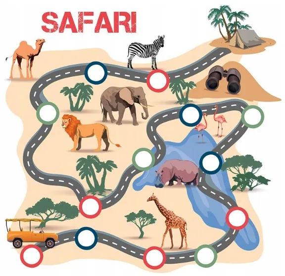 Autocolant pentru masă Safari 54 x 54 cm
