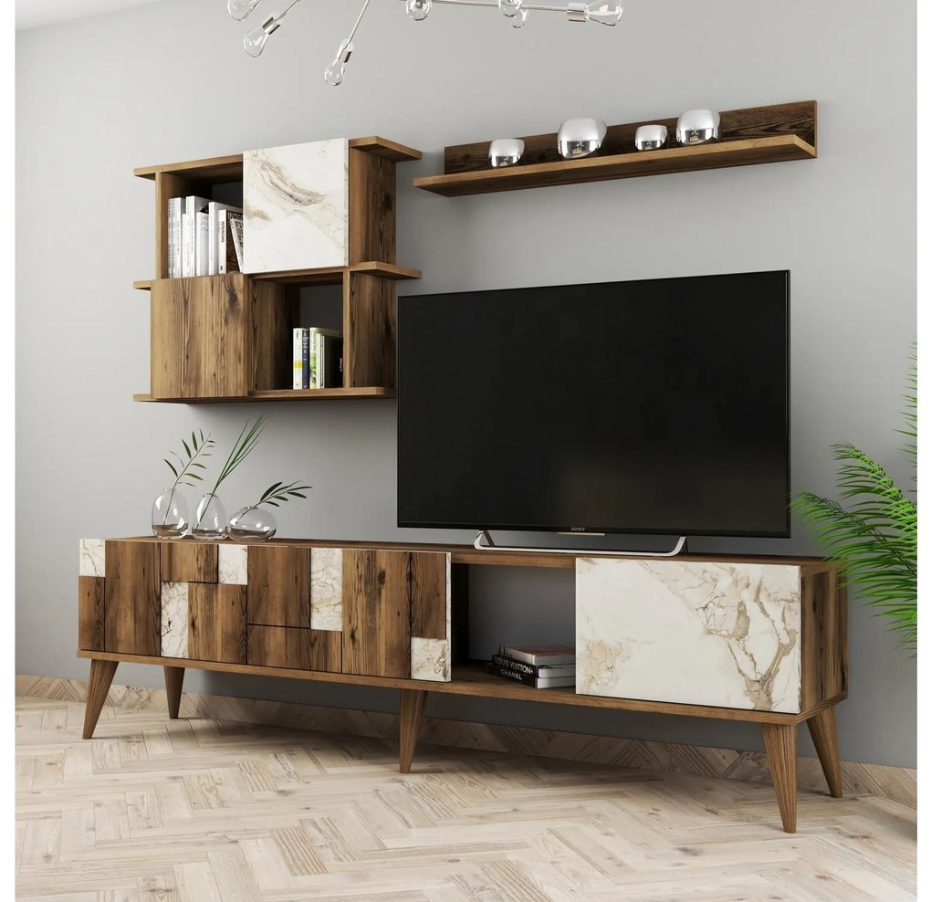 Mobilier living Madre (Alb + Nuc). 1088666