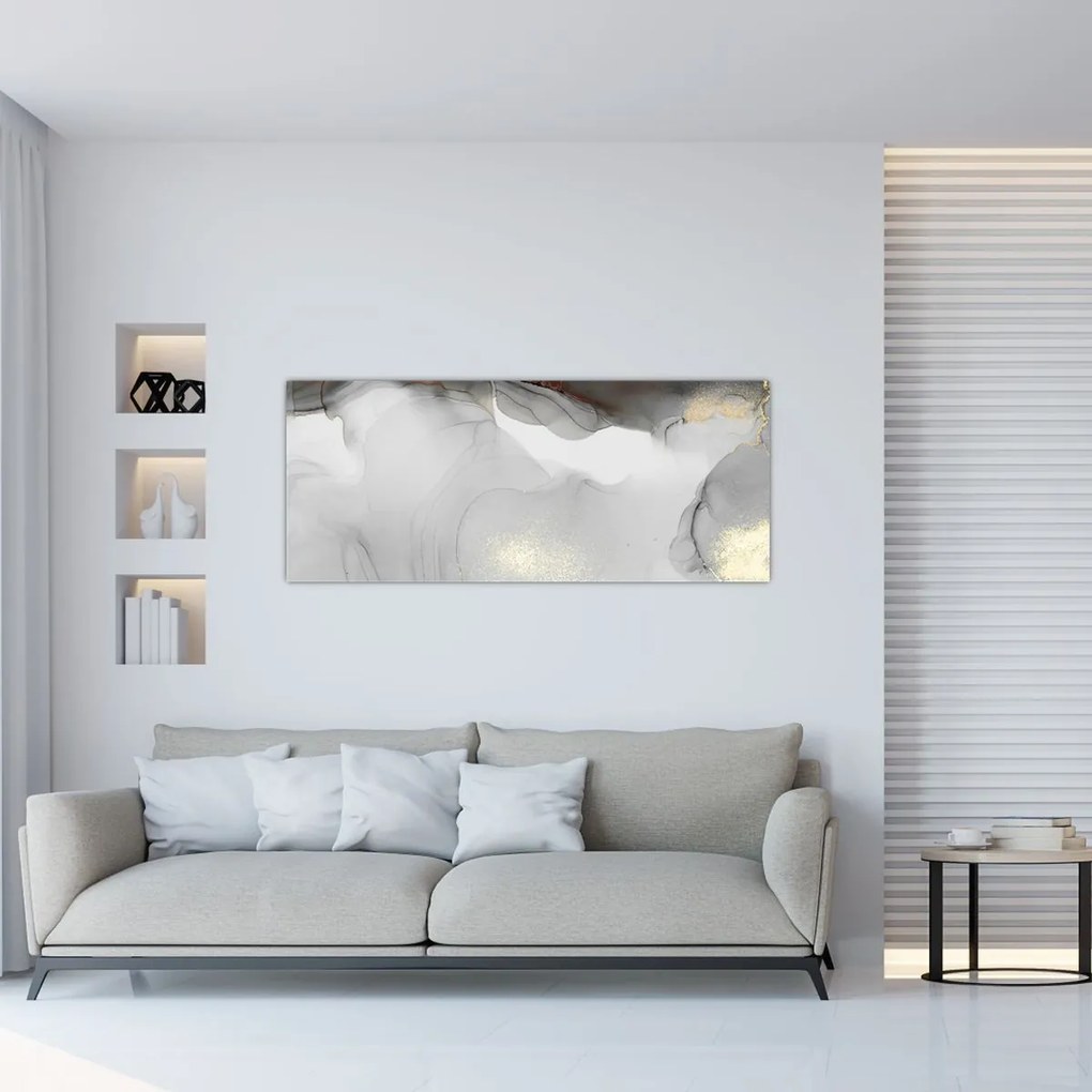 Tablou - Artă cu cerneală II. (120x50 cm)