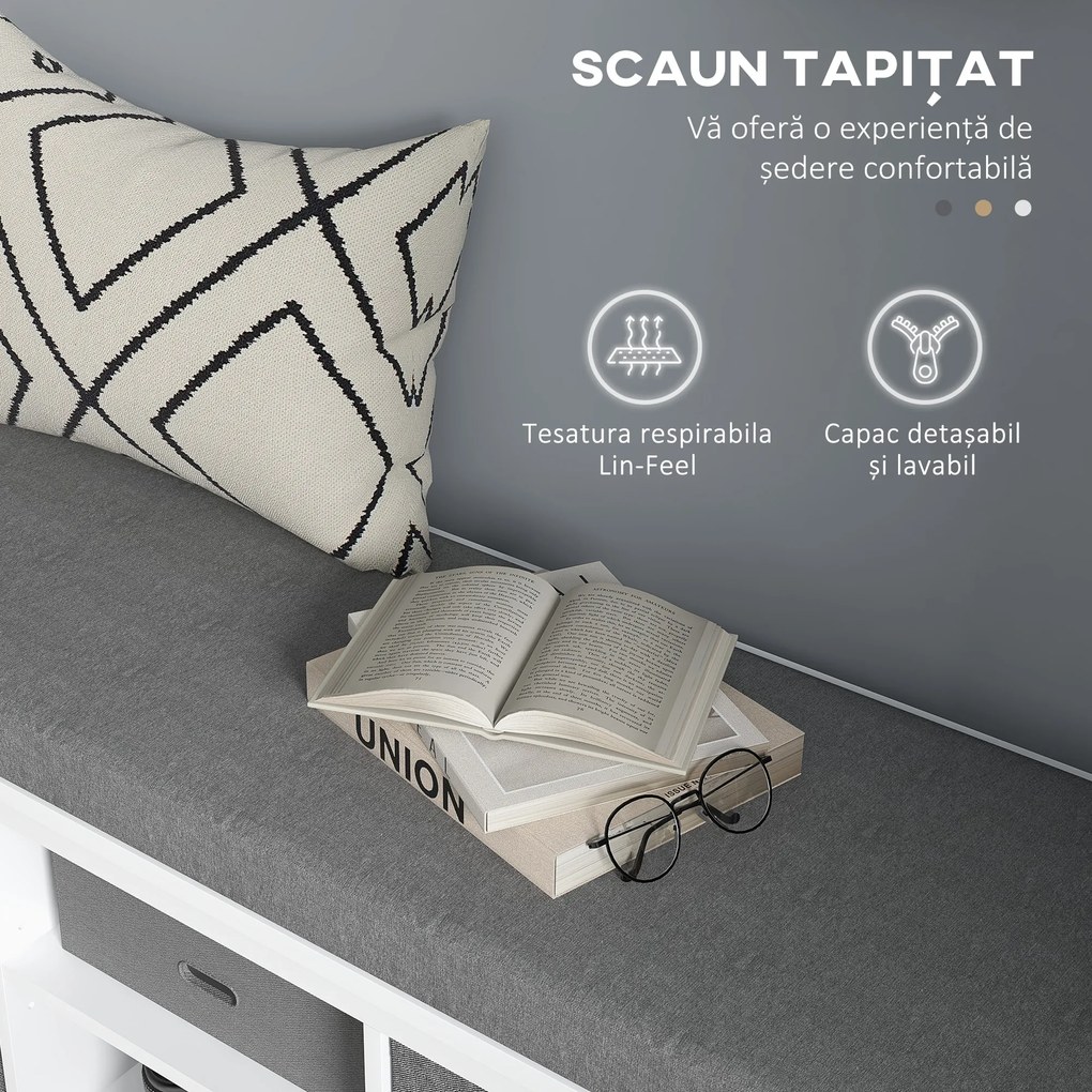 HOMCOM Banca Hol, Banca de Depozitare | Aosom Romania