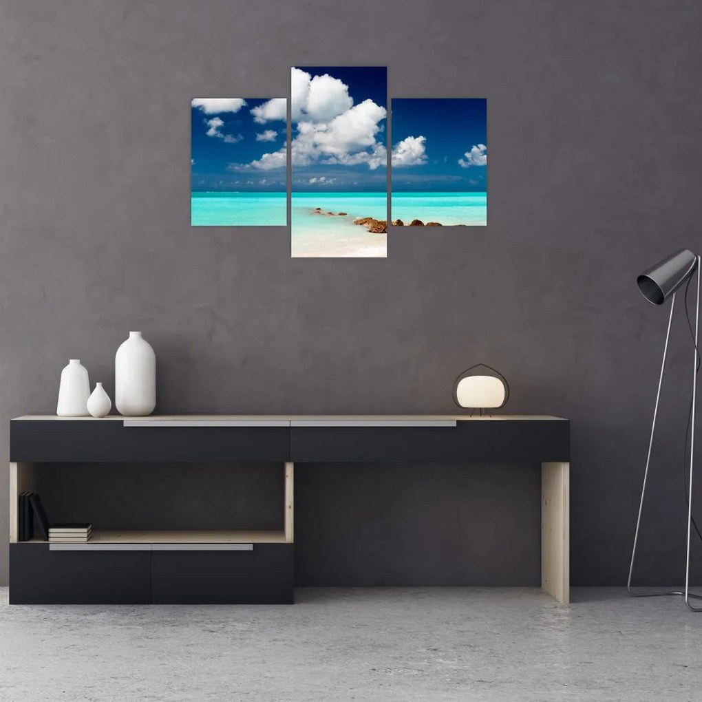 Tablou - Plaja tropică (90x60 cm)