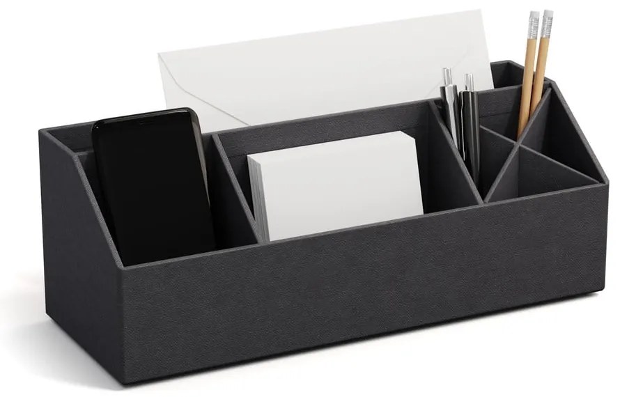 Organizator pentru papetărie din carton Elisa Canvas Paper Laminate – Bigso