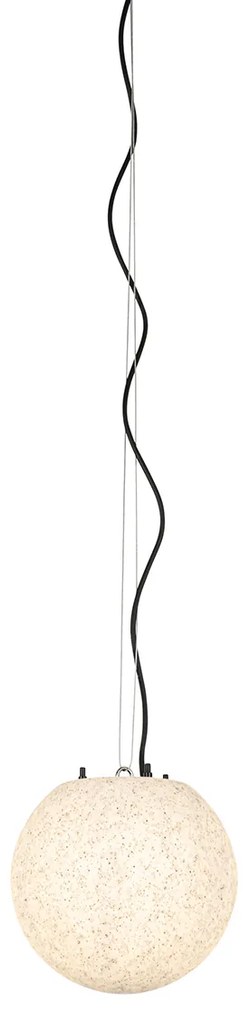 Lampă modernă suspendată pentru exterior gri 25 cm IP65 - Nura