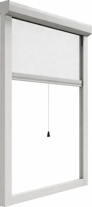 Plasa tantari / Plasa insecte, tip rulou, din aluminiu, alb