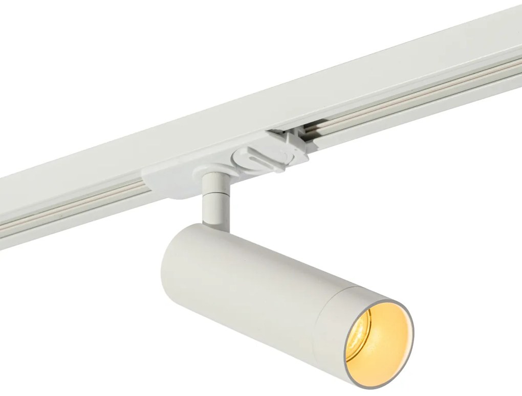 Spot modern alb pentru sistem de șină monofazat 35 mm - Iconic Jeana Luxe