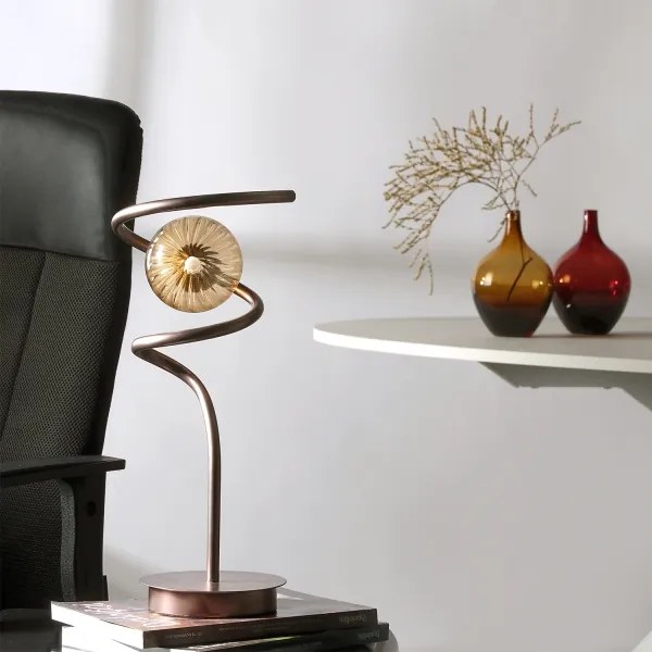 Lampă de masă ONLI FRIDA 1xG9/10W/230V 42 cm cupru