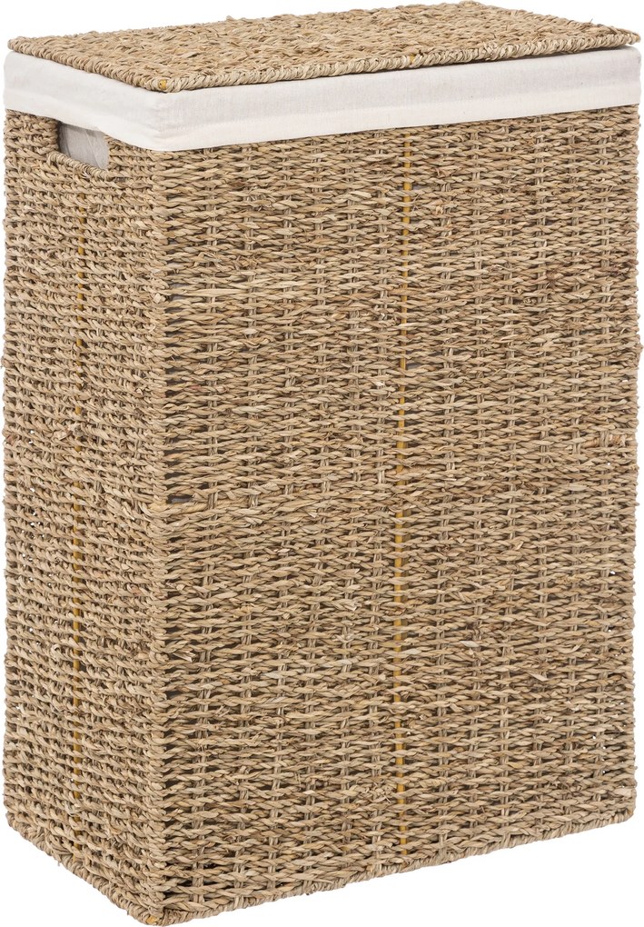 Coș de rufe din iarbă de mare, 45 L