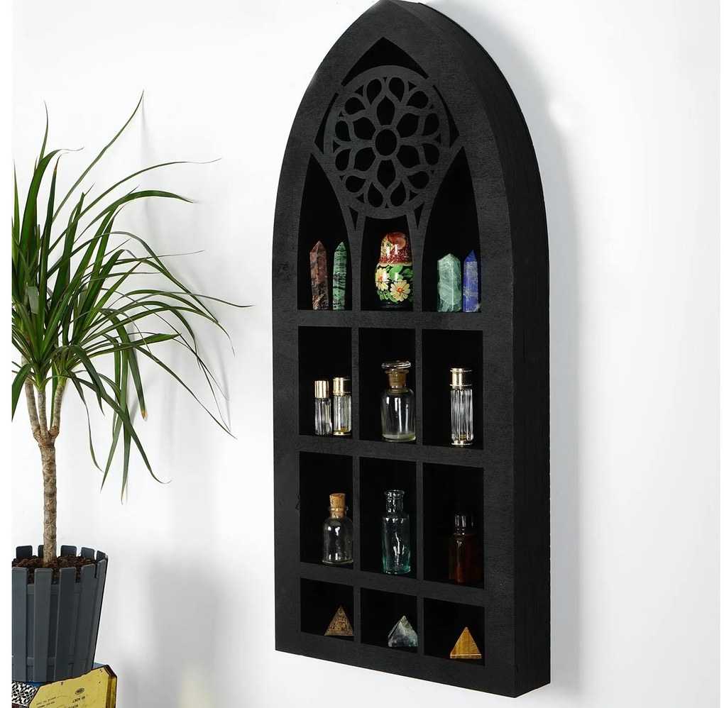 Organizator de perete Vanute 10 (negru) . 1094456