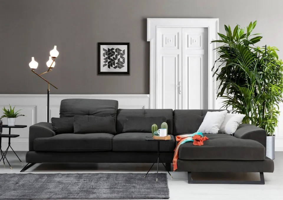 Coltar Frido Corner Right (L3+Chl), Antracit