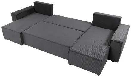 Colțar în formă de U Kasuna U (Verde închis + Negru) (cu sp. depozitare). Promo -17%. 1104908