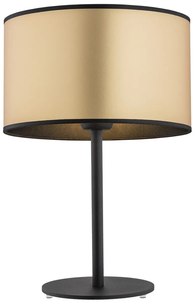 Veioaza / Lampa de masa moderna KARIN negru/auriu