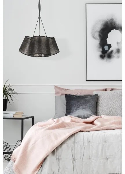 Duolla - Lustră pe cablu ROSSA 3xE27/40W/230V neagră