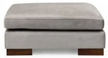 Coltar Tulip Corner Left With Pouf, Gri Deschis