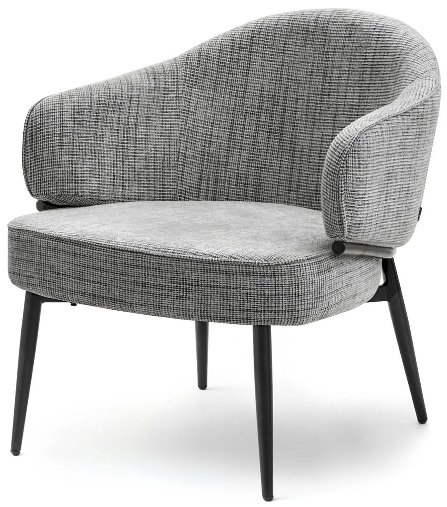 Fotoliu Alfredo (gri + negru). Promo -15%. 1109868