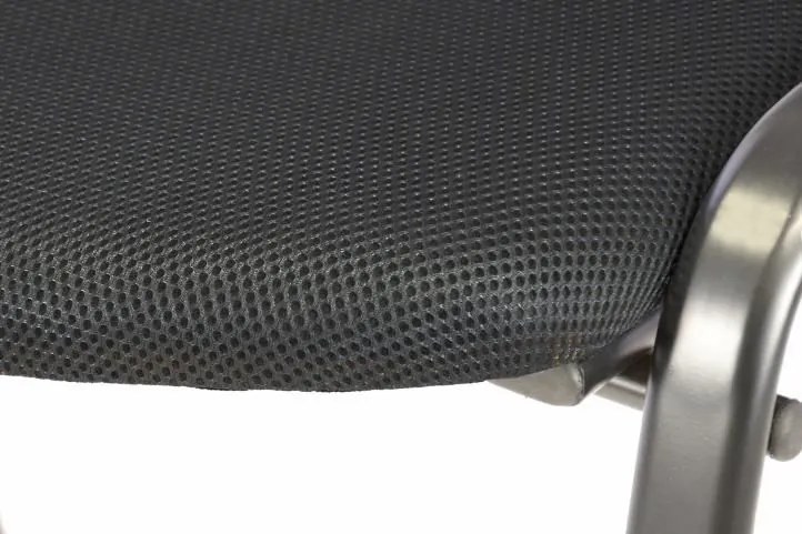 Set de 2x scaune de congres stivuibile - negru