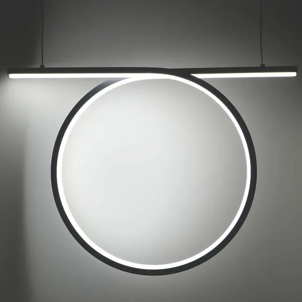 Lustră LED suspendată pe cablu ODETTA LED/30W/230V 4000K negru