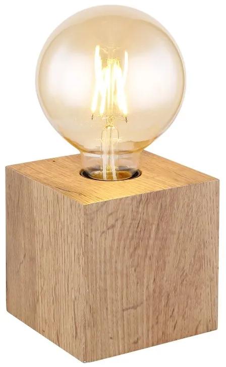 Veioza, lampa de masa design industrial ERNA maro