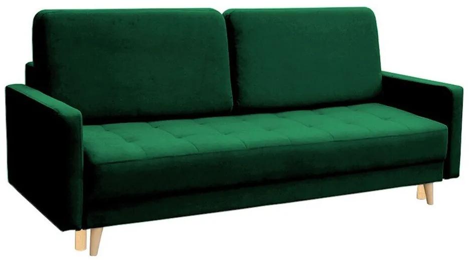 Canapea extensibilă Independence 102Cutie de pat, 95x216x93cm, 83 kg, Picioare: Plastic, Lemn, Lemn: Fag