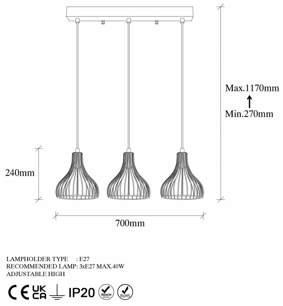 Candelabru Telyildo - 12170