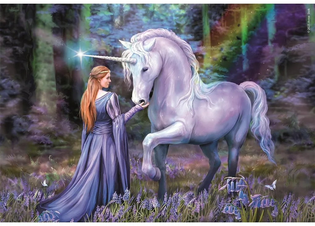 Fantasy Bluebell Wood Puzzle Compact Anne Stokes 1500 de piese Clementoni