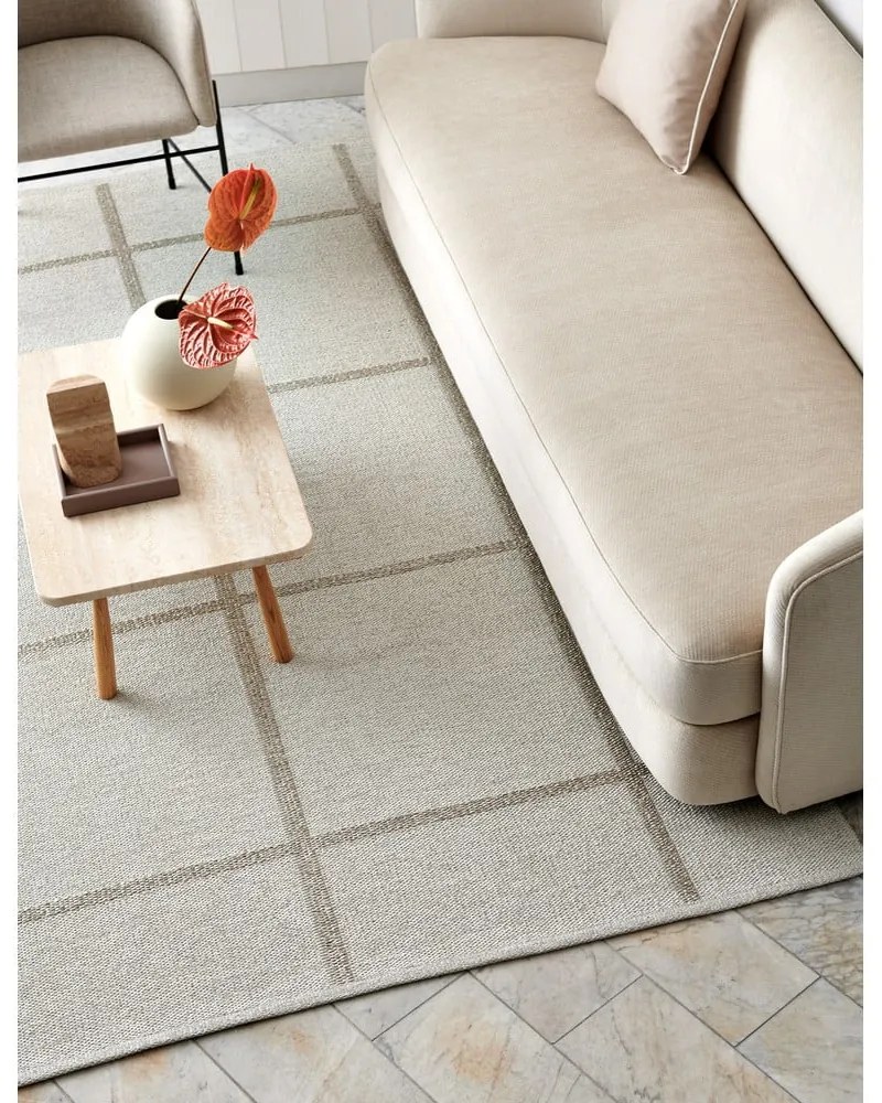 Covor tip traversă pentru interior și exterior crem 70x225 cm Ada Fossil – Pappelina