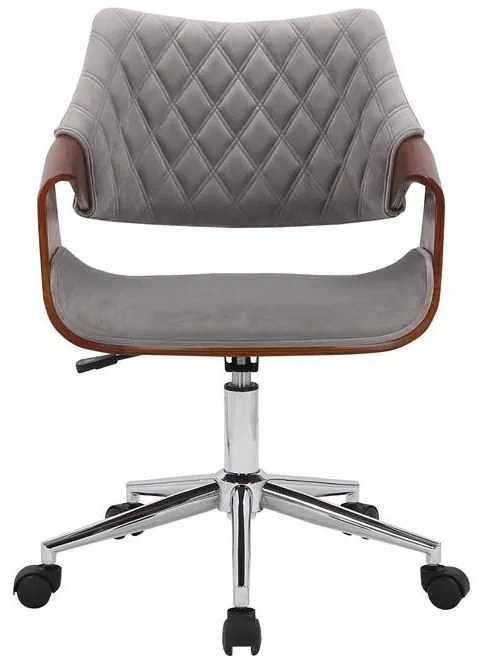 Fotoliu de birou Cassey (Nuc + gri). Promo -6%. 1048948