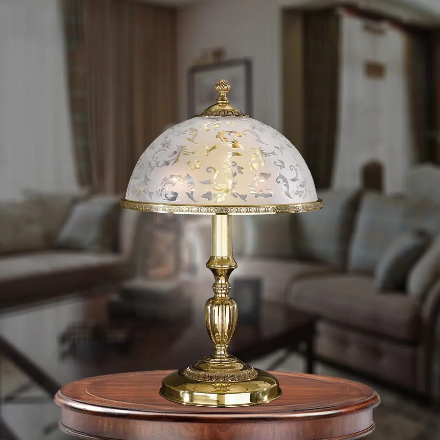 Veioza, Lampa de masa clasica design italian realizata manual 6302