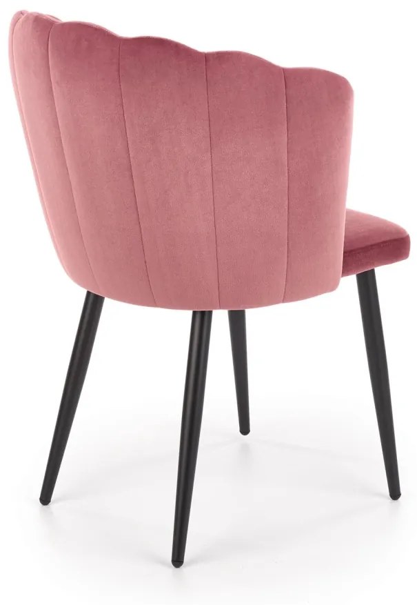 Scaun K386 velvet roz
