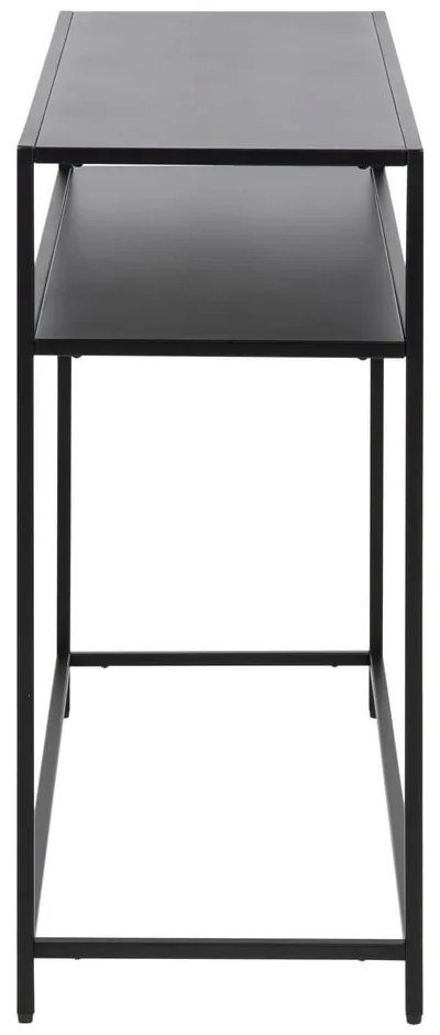 Masă tip consolă cu picioare metalice Actona Newcastle, negru