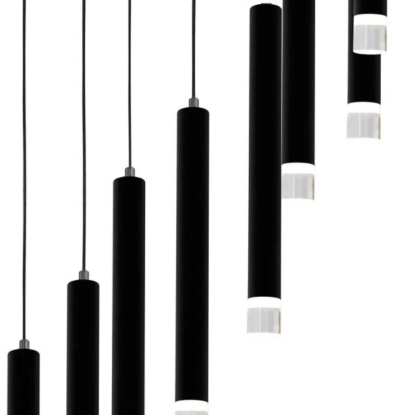 Candelabru LED pe un șir CARBON 12xLED/12W/230V