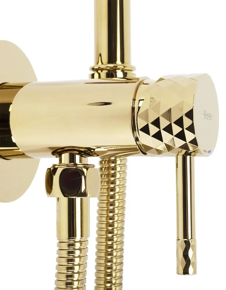 Baterie bideu Lungo Loop Diamond Gold