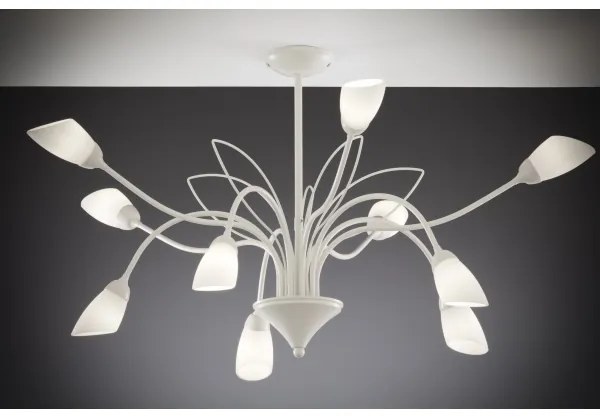 Jupiter 2061 - Lustra pe tijă GLORIOSA, 10xG9/14W/230V, crem